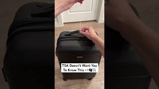 TSA Doesn’t Want You To Know This 👀🧳✈️ tsa airport luggage [upl. by Aineval]