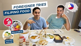 FOREIGNER TRIES FILIPINO FOOD  HASH ALAWI [upl. by Rubia]