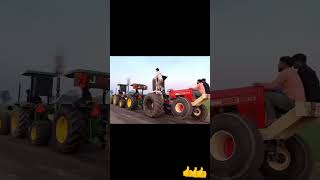 automobile trectr tracror 5050d modified farming stunt [upl. by Terrijo802]