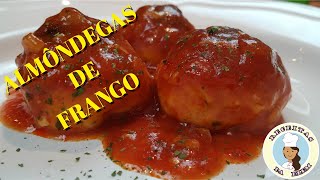 RECEITA DE ALMÔNDEGAS DE FRANGO [upl. by Acirahs]