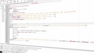 Programa Secante en Python [upl. by Wrightson]