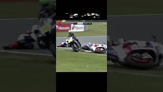 This is how this driver ruined his rivals race in the 2020 British Superbike [upl. by Kcitrap]