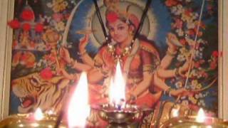 NAVRATRI AARTI Jai Adhyashakti VIRTUAL AARTI WITH REAL FLAME for performing aarti from laptopPC [upl. by Nibor]