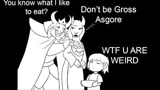 Asgore Has Some Weird Dietary Preferences Undertale Comic amp Animation Dubs [upl. by Idalla182]