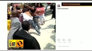 AROUND BALTIMORE Randallstown HS graduation brawl goes viral [upl. by Joshi]