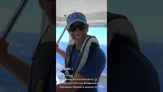 2024 Hands On Sailing Experience Catamaran Charter Program shorts sailing catamarans bahamas [upl. by Vera]