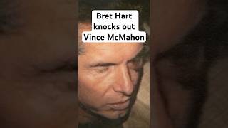 Bret Hart punches Vince McMahon for real after Montreal Screwjob wwe [upl. by Nisior395]