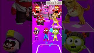 Pink Fong Exe VS Inside Out 2VS Coffin Dance Tiles Hop viral song trending shorts [upl. by Rosane]