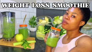 8 INGREDIENTS GREEN SMOOTHIE RECIPE FOR WEIGHT LOSS  WORKS LIKE MAGIC [upl. by Lledor872]