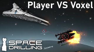 PVV PLAYER VS VOXEL  Space Engineers Fight [upl. by Hairej622]