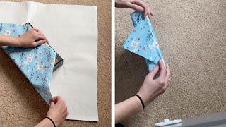 How To Wrap A Gift Without Tape [upl. by Normalie]