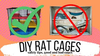 DIY Rat Cages Good and Bad [upl. by Conard]