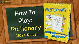 How to play Pictionary 2024 Rules [upl. by Routh]