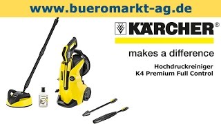 Kärcher K4 Premium Full Control Hochdruckreiniger [upl. by Ignatius]