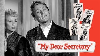 My Dear Secretary 1948  With Dana Hersey Introduction  Full Movie  Kirk Douglas Laraine Day [upl. by Aryad457]