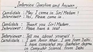 Interview preparation  Job interview questions and answers  MANHA EDUCATION [upl. by Ianahs602]