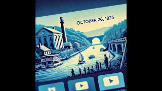 Erie Canal Opens Overview – October 26 1825 [upl. by Lorsung504]