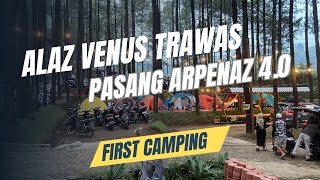 PENGALAMAN PERTAMA MEMASANG TENDA DECATHLON ARPENAZ 40 TERMUDAH DI ALAZ VENUS TRAWAS [upl. by Annid]