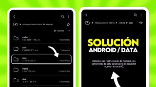 Cómo Acceder a la carpeta Android Data y Obb en Android 12 13 14 SIN ROOT 2024 [upl. by Nnodnarb]