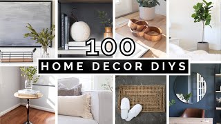 100 DIY HOME DECOR IDEAS amp PROJECTS  AFFORDABLE amp AESTHETIC [upl. by Nivanod]