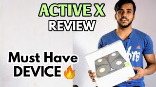 Active X Savvy Best Body Fat Scale  Track your 13 essential parameters  Active X Review [upl. by Ahsienar]