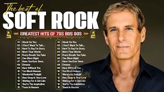 Soft Rock Songs 70s 80s 90s Full Album 📀 Michael Bolton Rod Stewart Phil Collins Bee Gees Lobo [upl. by Nipsirc]