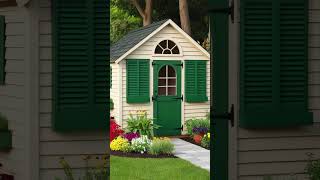 Transform Your Backyard with this EPIC Shed Idea DIY 2024 garden backyard [upl. by Kippie170]