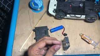 Tutorial Cara upgrade baterai RC Car menggunakan baterai Hp [upl. by Callum]