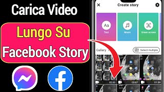 Come caricare video lunghi su Facebook Story  Carica video lunghi sulla storia di Facebook [upl. by Egwan]