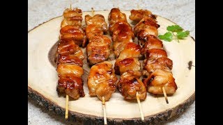 CÓMO HACER PINCHOS DE POLLO  Cómo Hacer Brocetas de Pollo [upl. by Oretos518]