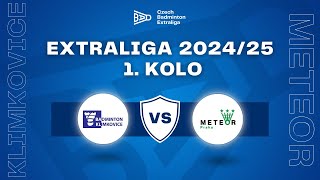 TJ Sokol Klimkovice vs BK Meteor Praha  12102024  Extraliga 1 kolo [upl. by Otreblada]