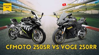 CF MOTO 250SR Sürüş Testi  Voge 250RR ile Karşılaştırdık  Hayat Motorla Güzel [upl. by Boser]