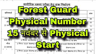 CG FOREST GUARD 2024 PHYSICAL NUMBER  CG FOREST GUARD SYLLABUS 2024 CG FOREST GUARD BHARTI 2024 [upl. by Ashjian]