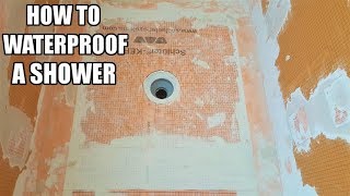 Install Schluter Kerdi Shower Kit Quick and Easy [upl. by Bowman]