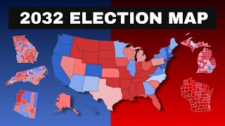 BLUE KANSAS  The Presidential Election Map of 2032 [upl. by Monia845]