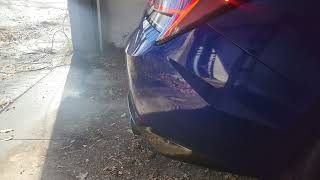 Elantra Nline DCT custom catback exhaust cold start  revs [upl. by Perri]