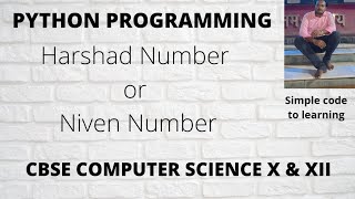 20 Python program to determine whether the given number is a Harshad Number or niven number Hindi [upl. by Walling]