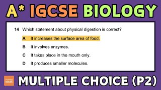 IGCSE Biology  How to get an A in your MULTIPLE CHOICE exam paper 2 [upl. by Kolivas]