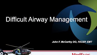 Difficult Airway Management [upl. by Siuol]