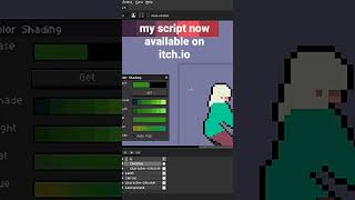 Aseprite color shading script like PyxelEdit aseprite pixelart script devlog [upl. by Jenesia]