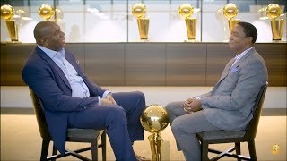 Magic Johnson amp Isiah Thomas  1on1 Interview Players OnlyFULL [upl. by Renraw]