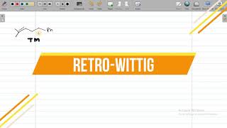 Random Question in Retrosynthesis 05 Retro Wittig [upl. by Otter]