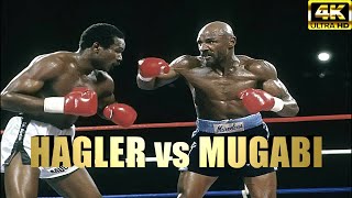 Marvin Hagler vs John Mugabi  KNOCKOUT Highlights Boxing Fight  4K Ultra HD [upl. by Dame830]