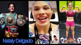 Nataly Delgado OnAmanda Serrano Vs Katie Taylor2 amp DRECAP Fundora vs Celeste [upl. by Bulley]