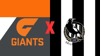 GWS Giants X Collingwood Theme song [upl. by Arahas]