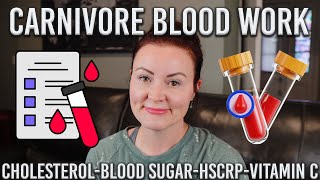 My Latest Carnivore Bloodwork Cholesterol Blood Sugar Heavy Metals  CGM Data [upl. by Ayanej734]