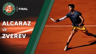 French Open finals Carlos Alcaraz defeats Alexander Zverev for first French Open title  NBC Sports [upl. by Michon33]