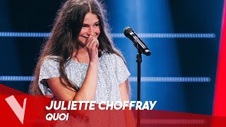 Jane Birkin  Quoi ● Juliette Choffray  Blinds  The Voice Belgique Saison 11 [upl. by Hallock]