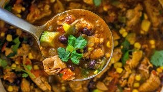 Easy Chicken Tortilla Soup [upl. by Manning]