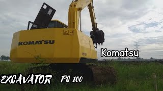 EXCAVATOR PC100 komatsuBEKO [upl. by Crosley]